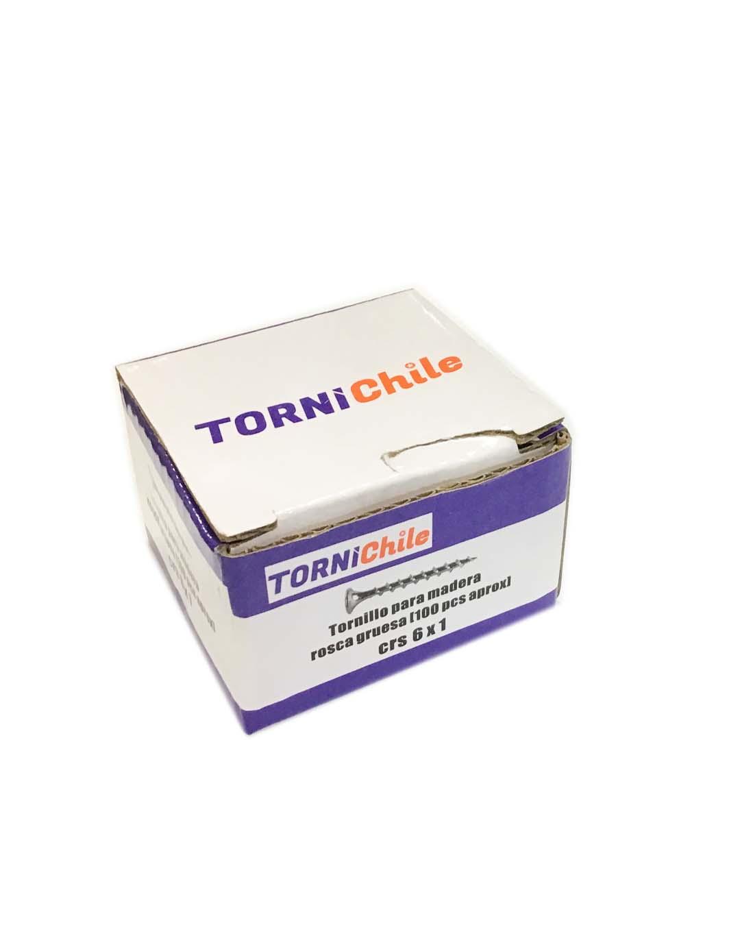 Tornillo Para MaderaRosca Gruesa 6X1″